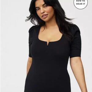 Torrid Black Short Sleeve Top